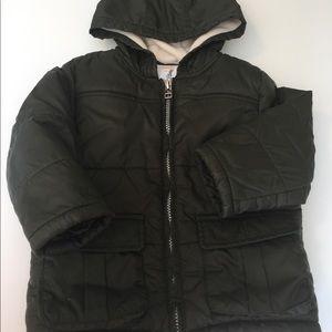 Gymboree fleece lined winter coat